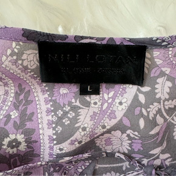 Nili Lotan Paisley Acadia Blouse (L) - Picture 6 of 8